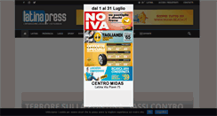 Desktop Screenshot of latinapress.it